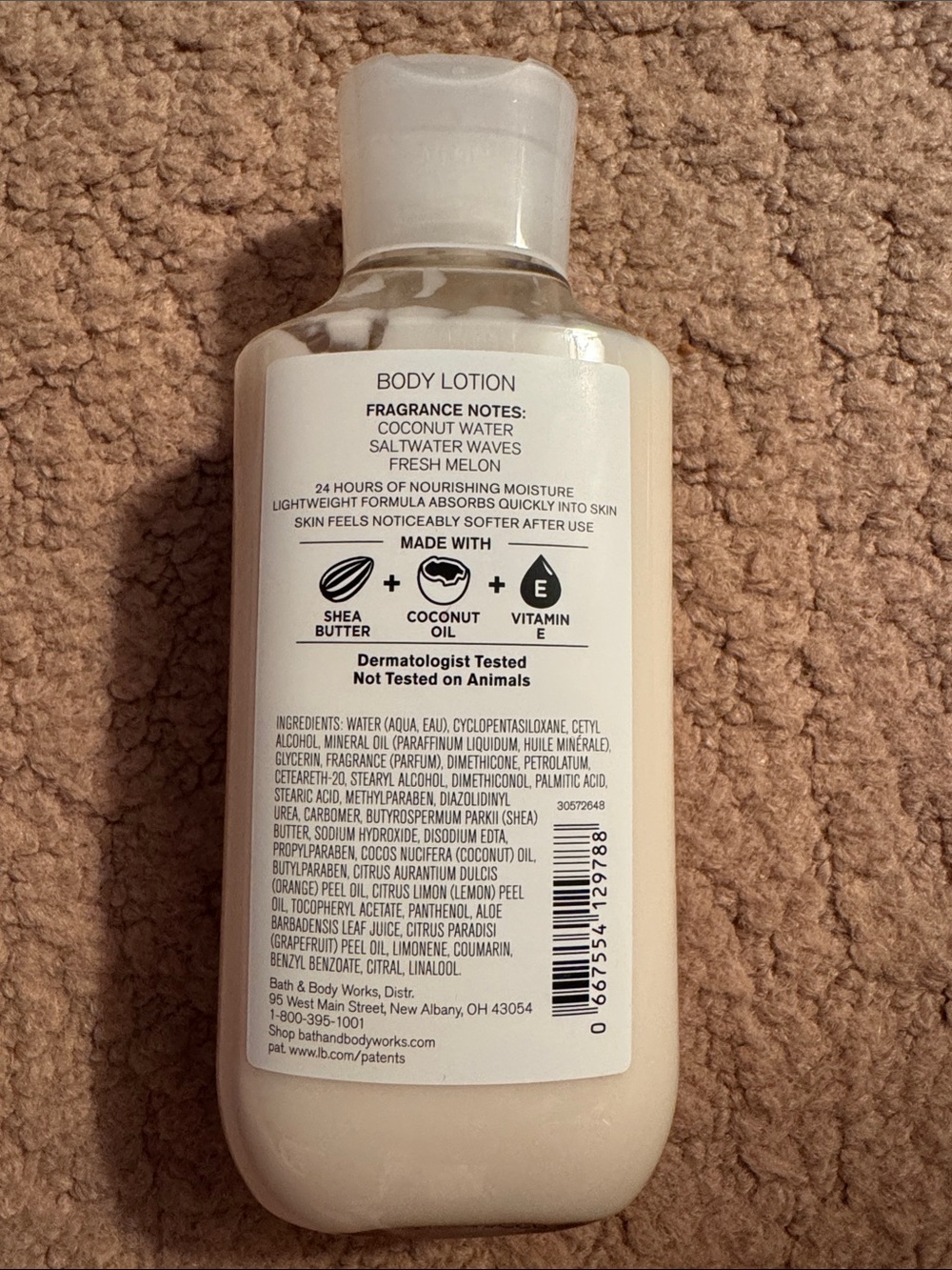 Bath & Body Works Key West Coconut Water & Melon Body Lotion - Cream - Picture 2 of 2
